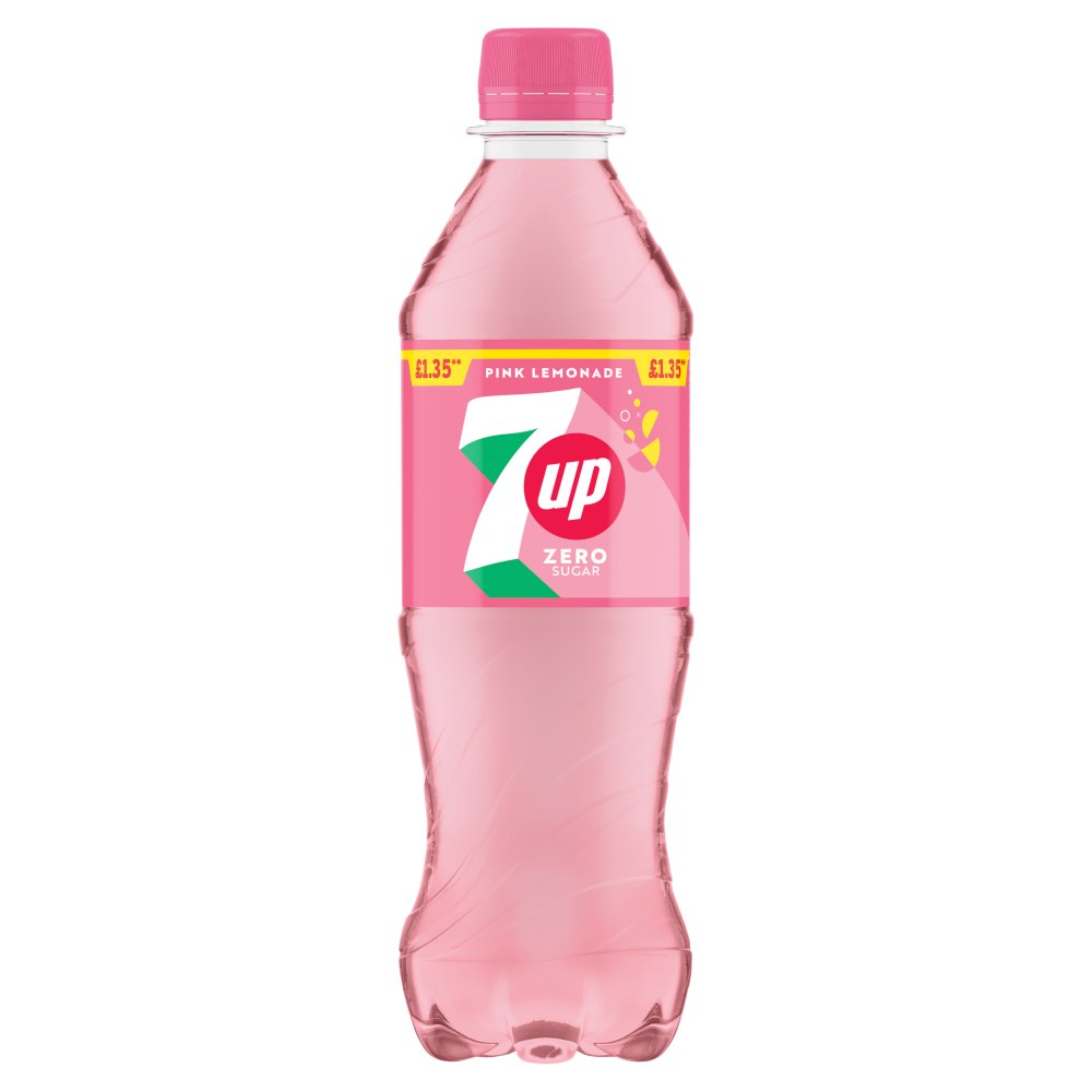 7up Zero Pink Lemonade PMP 12x500ml