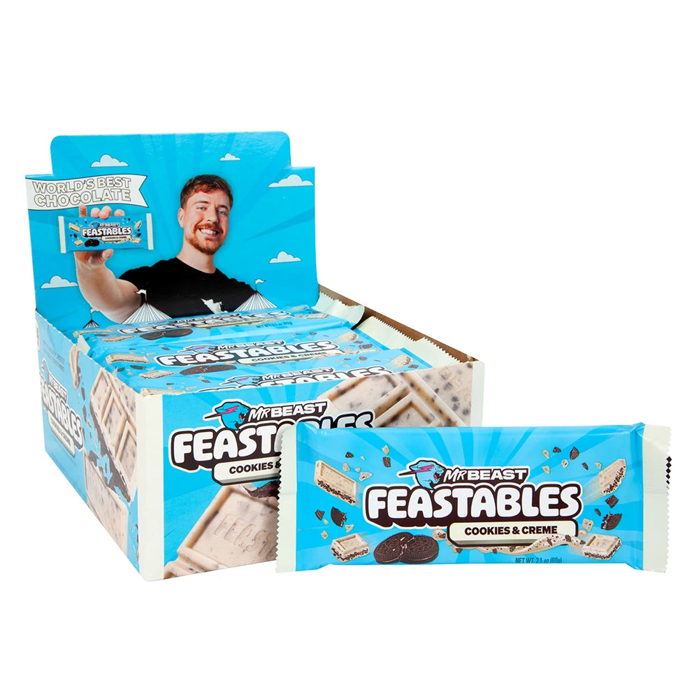 Mr Beast Feastables Cookies & Creme 10 x 60g