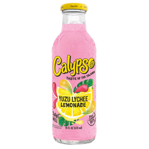 Calypso Yuzu Lychee Lemonade 473ml glazen fles - Amerikaanse frisdrank inkopen