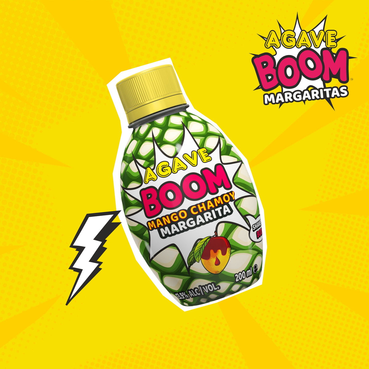 Agave Boom Margarita Mango Chamoy 12x200ml 13.9% ALC