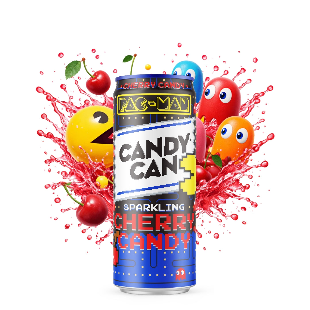 Candy Can x Pac-Man Sparkling Cherry Candy 12x330ML