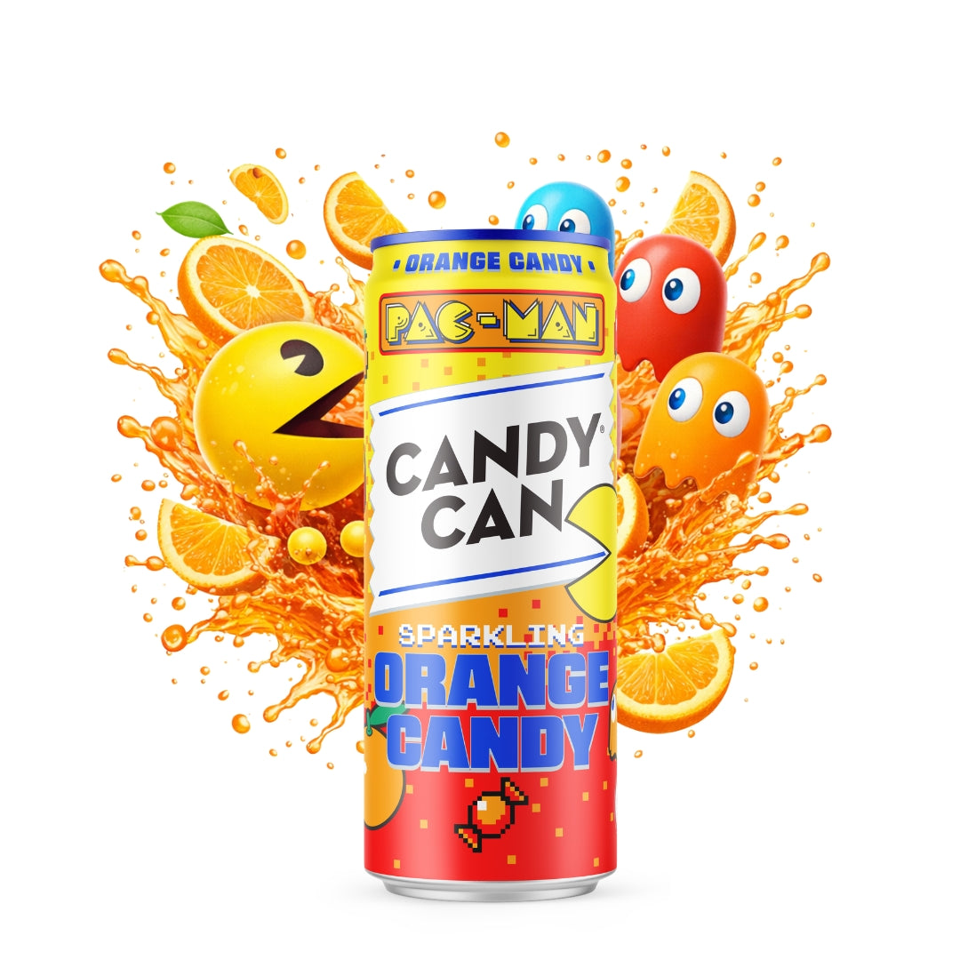 Candy Can x Pac-Man Sparkling Orange Candy 12x330ML