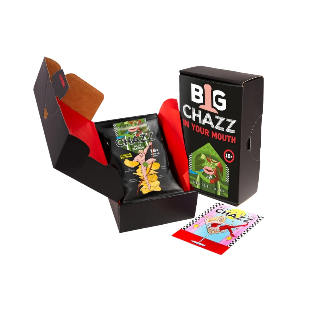 Chazz D*ck flavour Giftbox 90g voor wederverkoop in cadeauwinkels