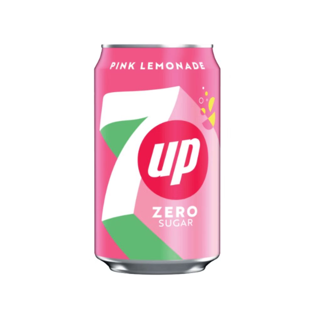 7up Zero Sugar Pink Lemonade 24x330ml