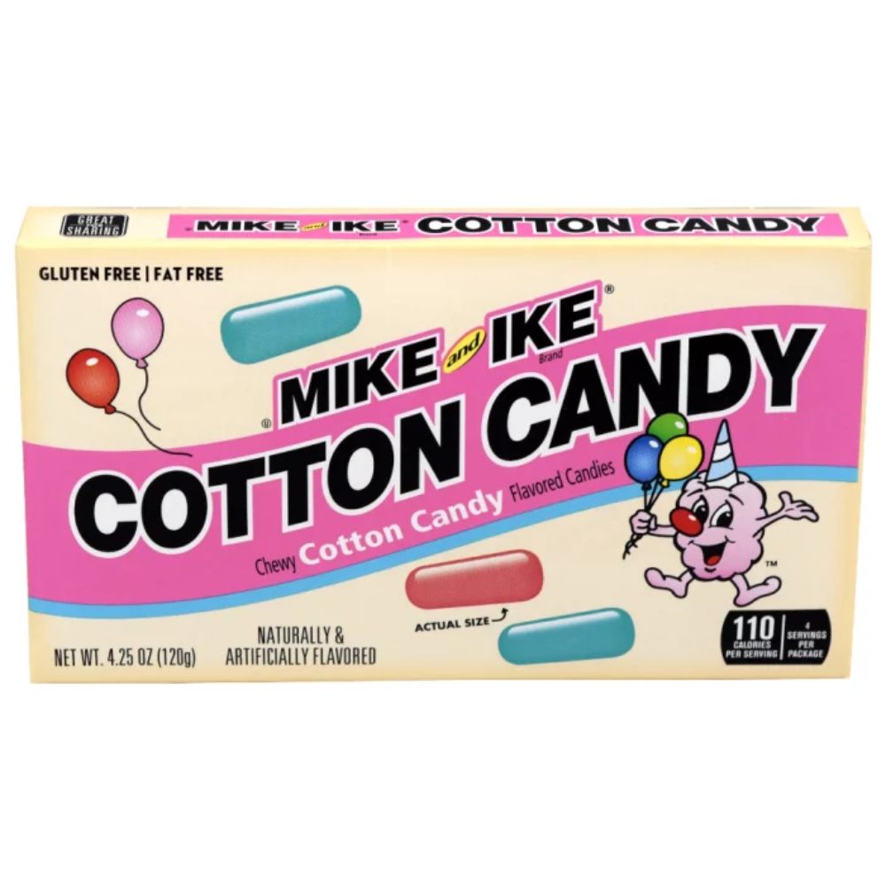 Mike & Ike Theatre Cotton Candy (12 x 120g)