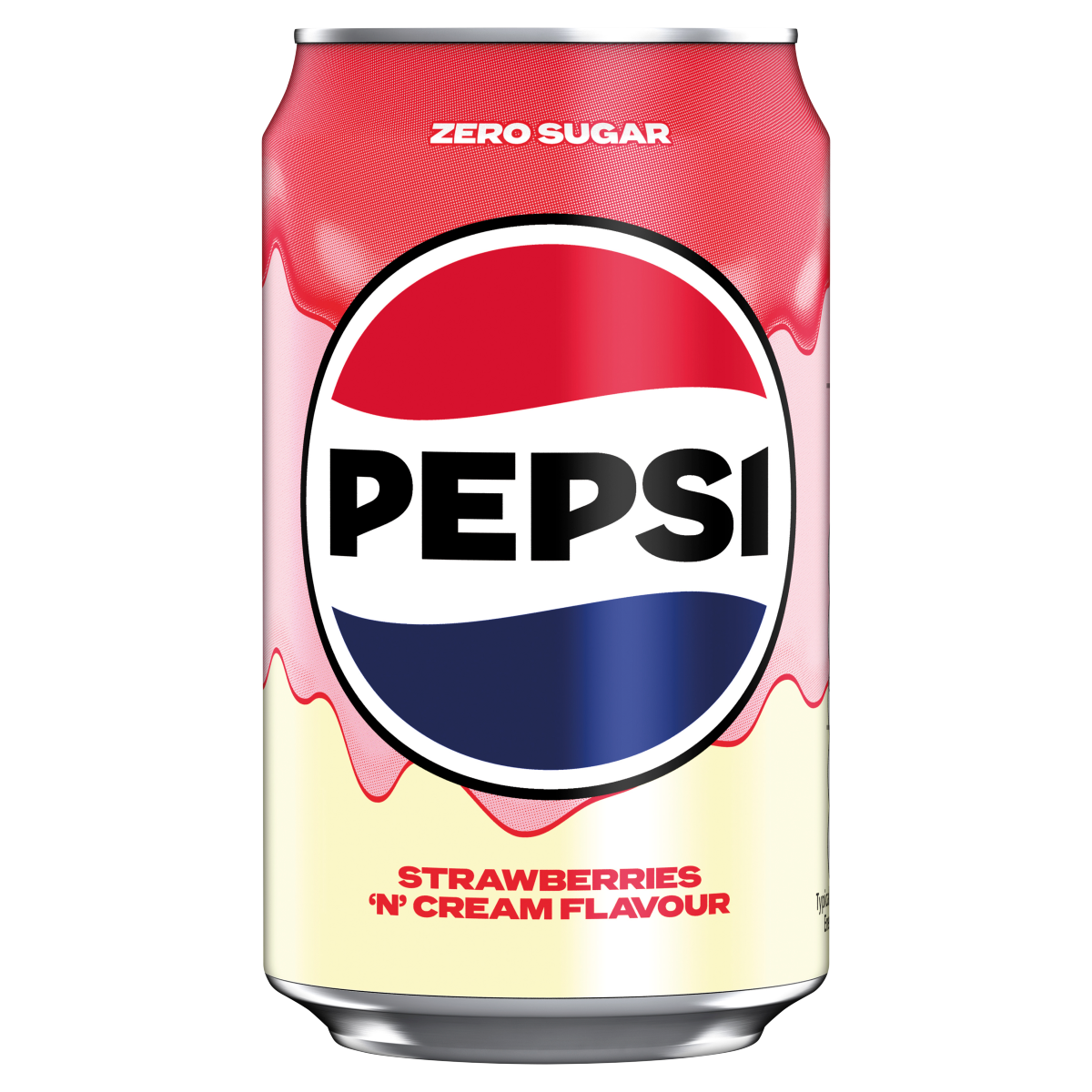 Pepsi Strawberries 'N' Cream Flavour Can PMP 24x330ml