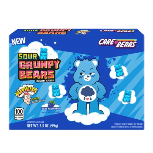Warheads Sour Grumpy Bears Theatre 12x99g