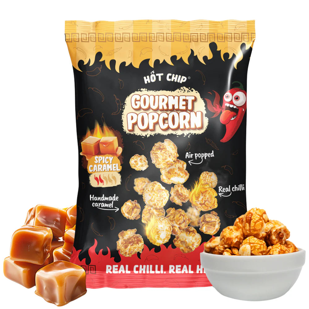 Hot Chip Spicy Caramel Popcorn 17 x 120g
