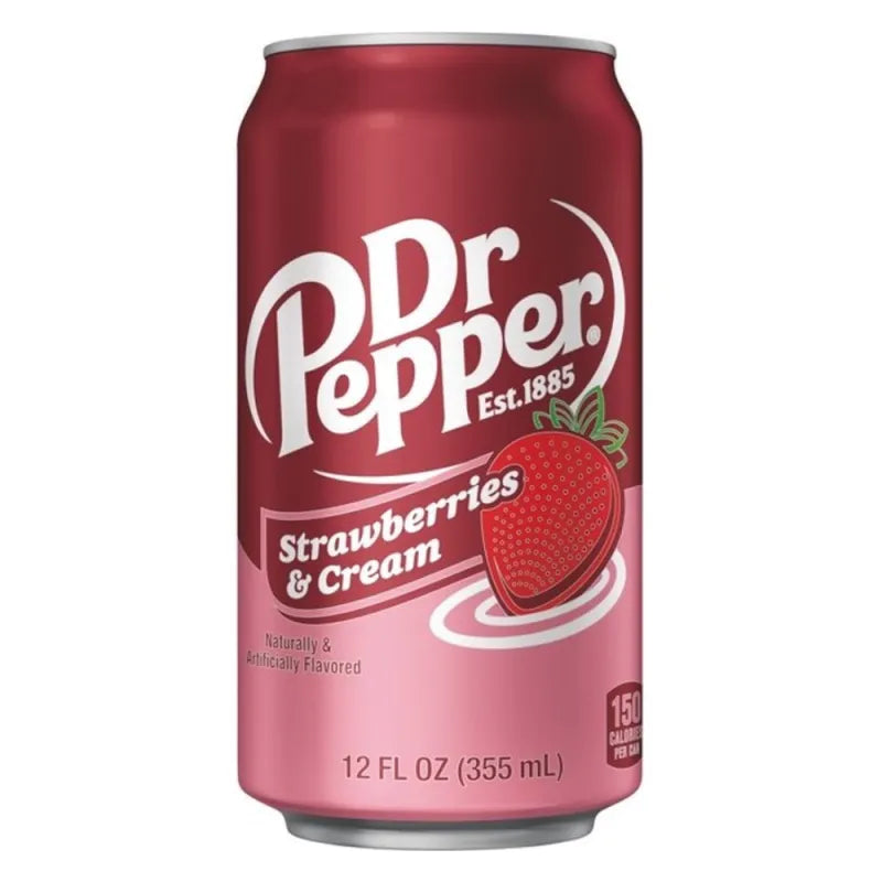 Dr Pepper Strawberries & Cream 12x355ml