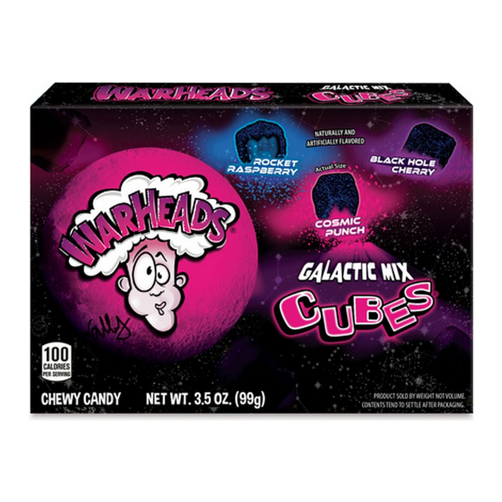 Warheads Galactic Cubes Theatre Box 12x114g
